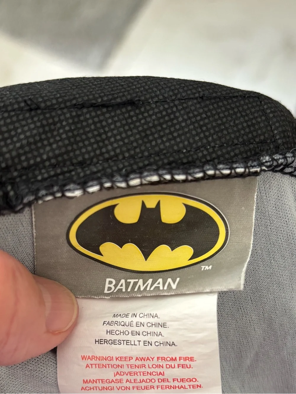 🎃Rubie's Black and Yellow Padded Batman Costume with Cape And Mask🎃